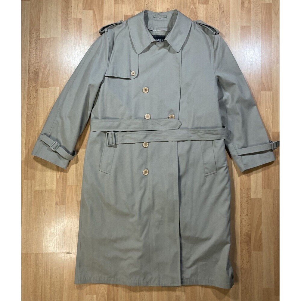 Brookcraft Full Length Trenchcoat (Men’s Size 40 Regular) Belt & Zip-Out Lining
